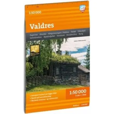 Calazo Turkart Valdres 1:50 000