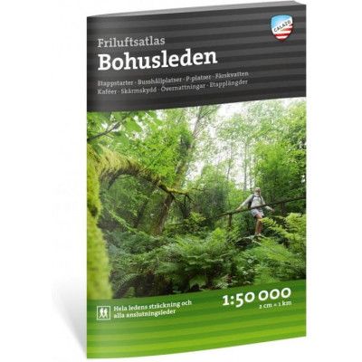 Friluftsatlas Bohusleden 1:50.000