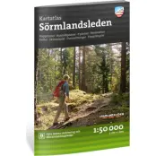 Calazo förlag Friluftsatlas Sörmlandsleden 1:50 000 NoColour