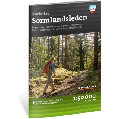 Friluftsatlas Sörmlandsleden 1:50.000 2a uppl