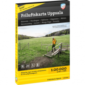 Calazo förlag Friluftskarta Uppsala 1:20 000 NoColour