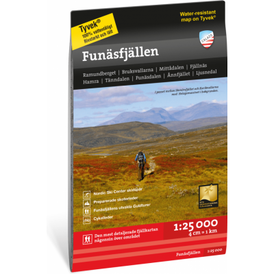 Calazo förlag Funäsfjällen 1:25 000 NoColour
