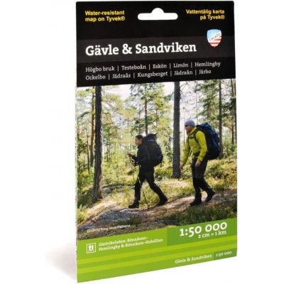Gävle & Sandviken 1:50.000