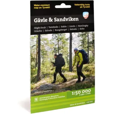 Gävle & Sandviken 1:50.000