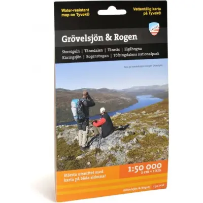 Calazo förlag Grövelsjön & Rogen 1:50.000 NoColour