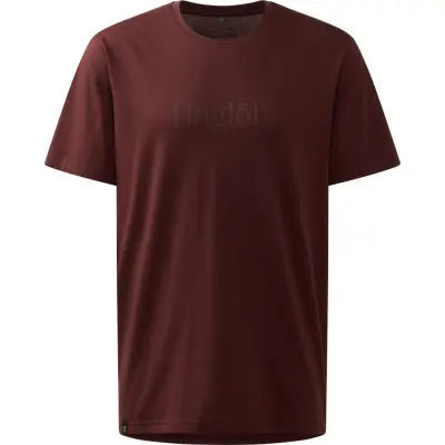 Haglöfs Men's Outsiders Tee Maroon Trail