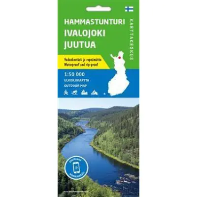 Karttakeskus Hammastunturi Ivalonjoki Juutua