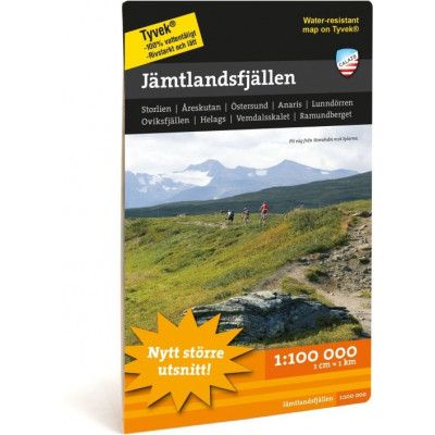 Calazo förlag Jämtlandsfjällen 1:100.000 NoColour