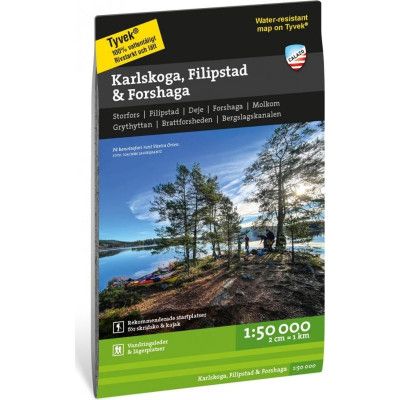 Calazo förlag Karlskoga 1:50.000 Nocolour
