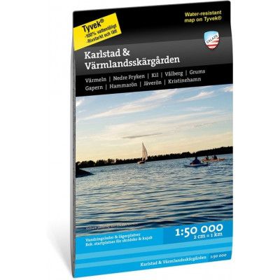 Calazo förlag Karlstad & Värmlandsskärgården 1:50.000 NoColour