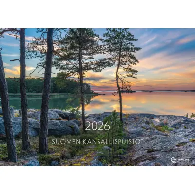 Karttakauppa Finland's National parks 2026 Wall Calendar