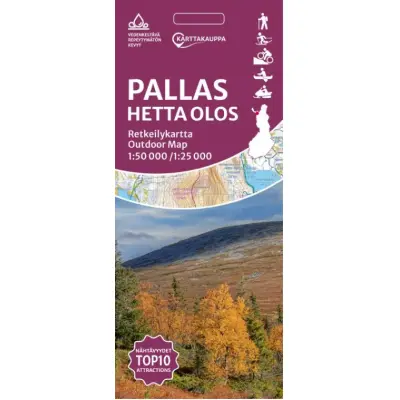 Karttakauppa Pallas Hetta Olos 1:50000/1:25000