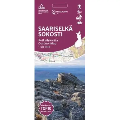 Karttakauppa Saariselkä Sokosti 1:50000
