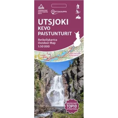 Karttakauppa Utsjoki Kevo vandringskarta över Finland
