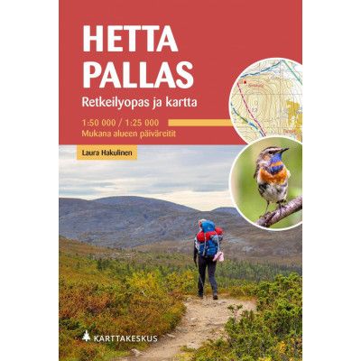 Karttakeskus Hetta Pallas hiking guide and map
