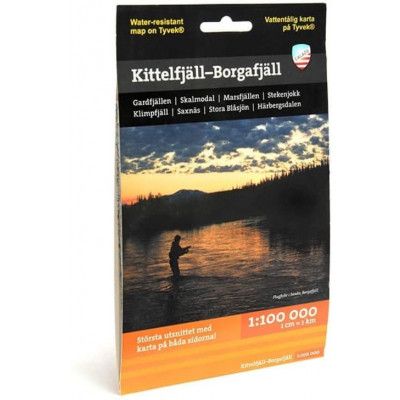 Kittelfjäll – Borgafjäll 1:100 000