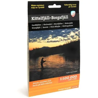 Kittelfjäll – Borgafjäll 1:100 000