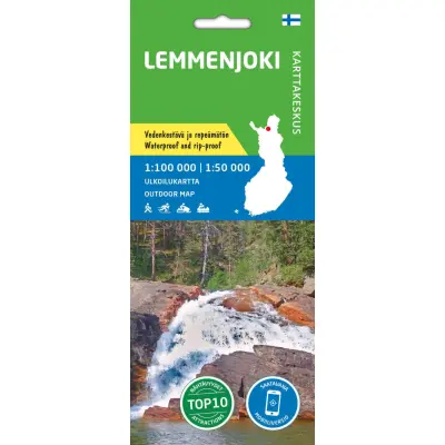 Karttakeskus Lemmenjoki 1:100000/1:50000