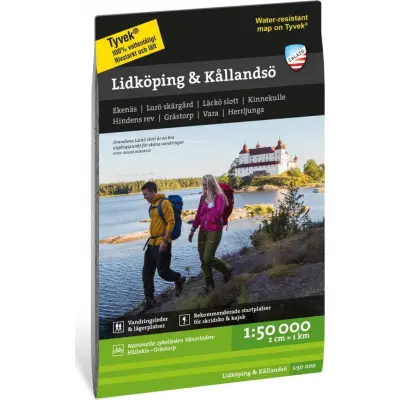 Calazo förlag Lidköping Kållandsö 1:50.000 Nocolour