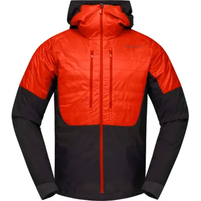 Lyngen Aero80 Insulated Zip Hood M'S Arednalin/Caviar