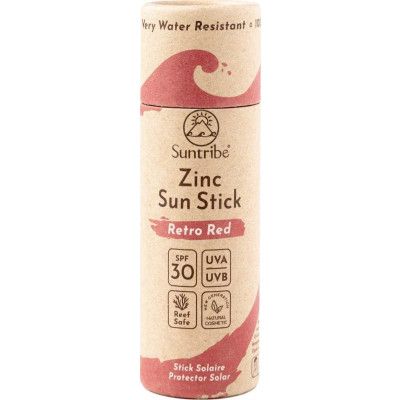 Suntribe Natural Mineral Zinc Sun Stick SPF 30 Red