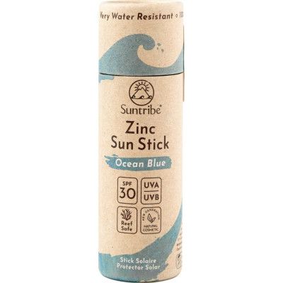 Suntribe Natural Mineral Zinc Sun Stick SPF 30 Blue