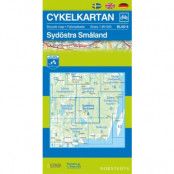 Norstedts Cykelkartan Blad 8 Sydöstra Småland