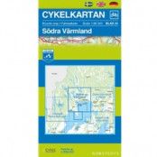 Norstedts Cykelkartan Blad 24 Södra Värmland