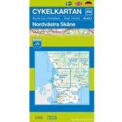Norstedts Cykelkartan Blad 3 Nordvästra Skåne