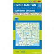 Norstedts Cykelkartan Blad 7 Sydvästra Småland