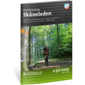 Calazo förlag Outdooratlas Skåneleden (Danska) Nocolour