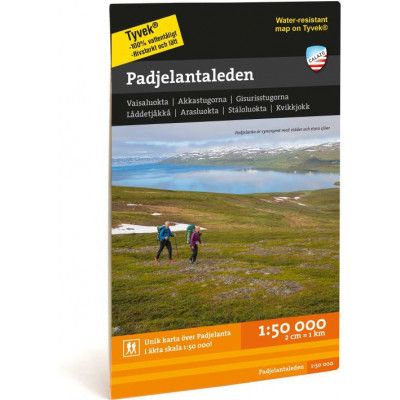Calazo förlag Padjelantaleden 1:50.000 NoColour