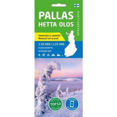 Karttakeskus Pallas Hetta Olos Ulkoilukartta