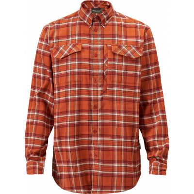 Pinewood Men's Abisko Hiking Flanell Shirt Burned Orange