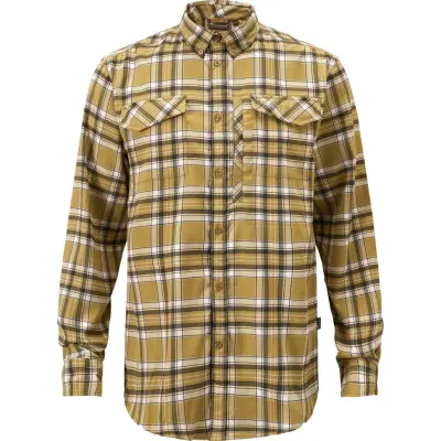 Pinewood Men's Abisko Hiking Flanell Shirt Golden Hay