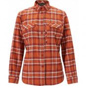Pinewood Women's Abiskohiking Flannel Shirt Burned Orange