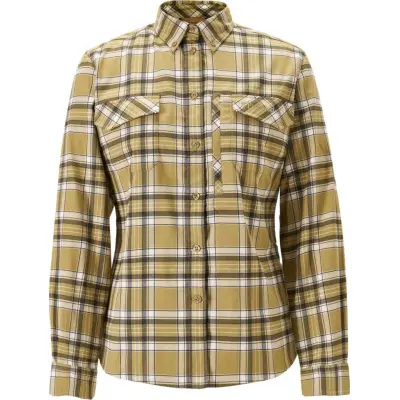 Pinewood Women's Abiskohiking Flannel Shirt Golden Hay