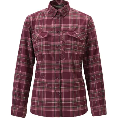 Pinewood Women's Abiskohiking Flannel Shirt Plum