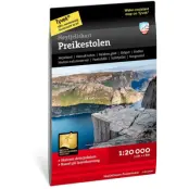 Calazo Preikestolen 1:20000 vandringskarta, utanför Finland