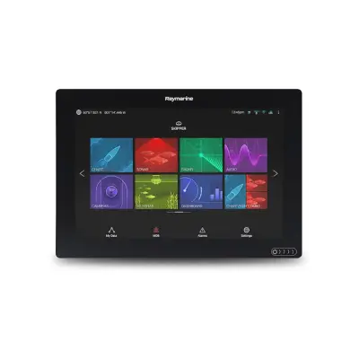 Raymarine AXIOM 12 kartplotter + karta över Nordeuropa