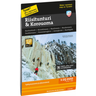 Calazo förlag Riisitunturi Korouoma 1:25 000 NoColour
