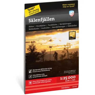 Calazo förlag Sälenfjällen 1:25.000 NoColour