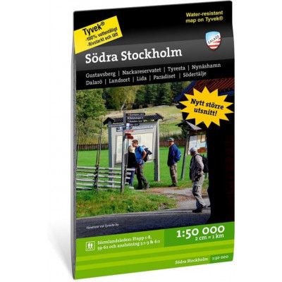 Calazo förlag Södra Stockholm 1:50 000 Nocolour