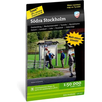 Calazo förlag Södra Stockholm 1:50 000 Nocolour