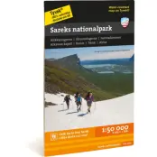Calazo förlag Sareks nationalpark 1:50.000 NoColour