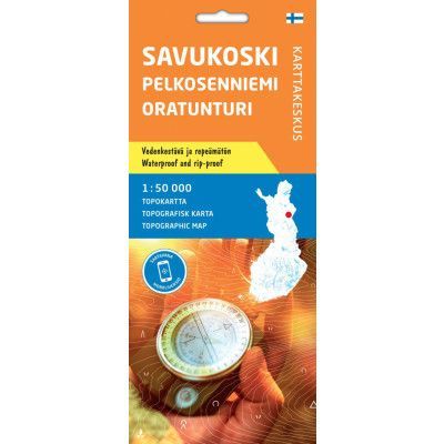 Karttakeskus Savukoski Pelkosenniemi Oratunturi