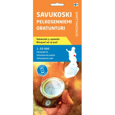Karttakeskus Savukoski Pelkosenniemi Oratunturi