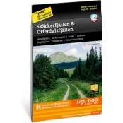 Calazo förlag Skäckerfjällen & Offerdalsfjällen 1:50.000 NoColour