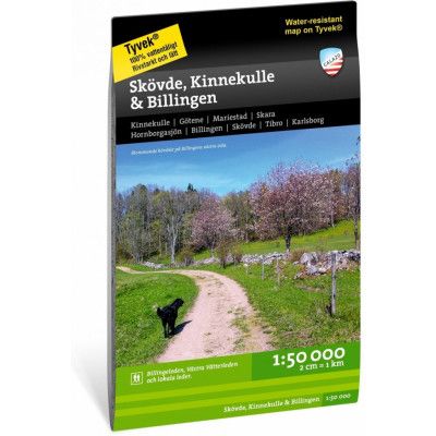 Calazo förlag Skövde, Billingen & Kinnekulle 1:50.000 NoColour