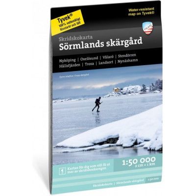 Calazo förlag Skridskokarta Sörmlands skärgård 1:50.000 NoColour